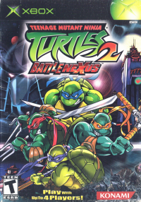 Teenage Mutant Ninja Turtles 2 Battle Nexus PAL Xbox PAL box art